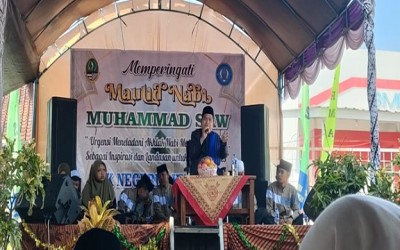 SMKN 5 Kuningan Menggelar Peringatan Maulid Nabi Muhammad SAW. 1445 H.